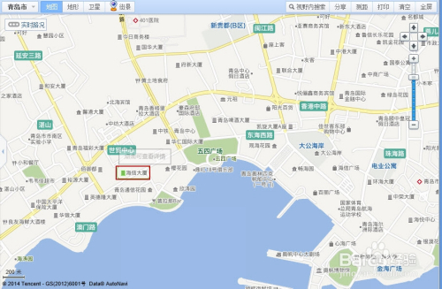 青岛街景地图最新版，细致描绘城市风貌
